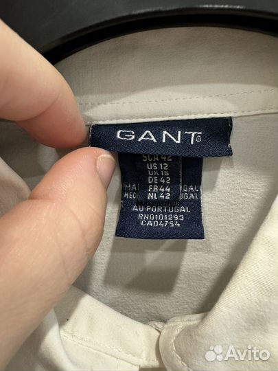 Рубашка женская белая Gant