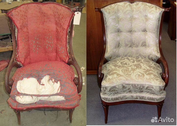 Перетяжка и ремонт мебели