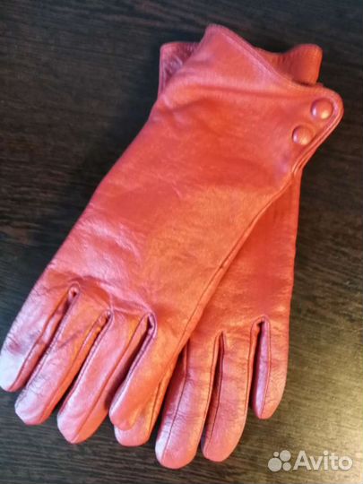 Перчатки кожаные