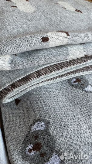 Детский плед, хлопок, 100*80