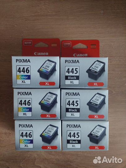 Картридж струйный Canon PG-445XL и CL-446XL