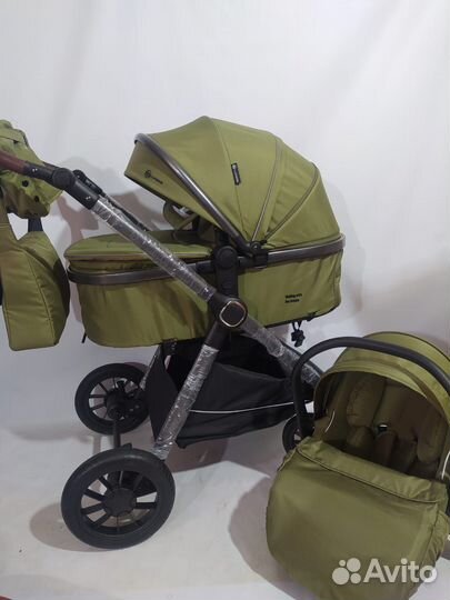 Коляска новая 3в1. Luxmom. Бомба. 1шт