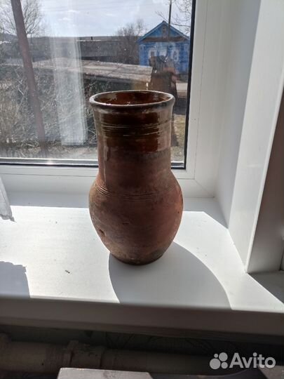 Глиняная крынка