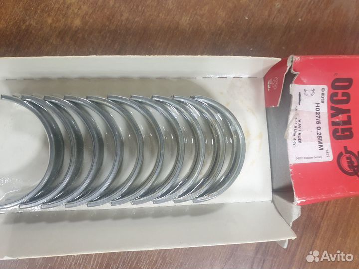 Вкладыши коренные к-т VW passat