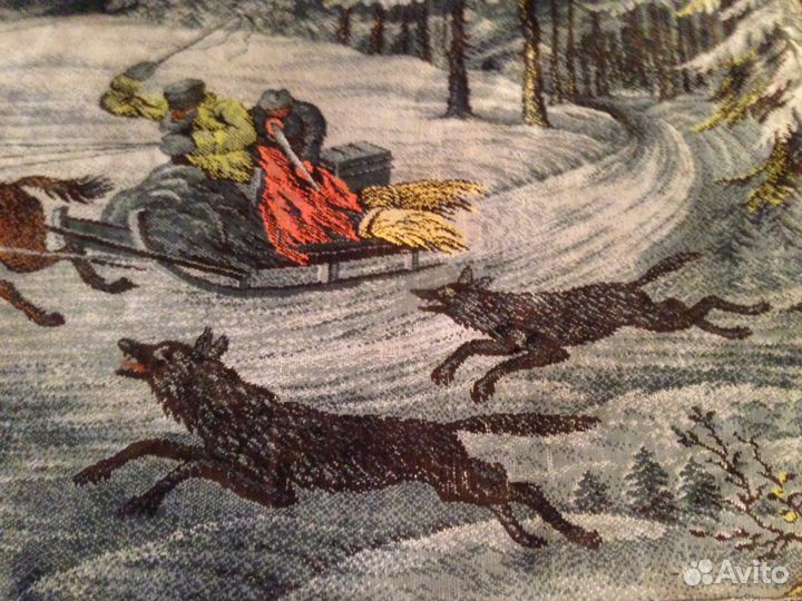 Шерстяной ковер гдр Винтаж 70-е