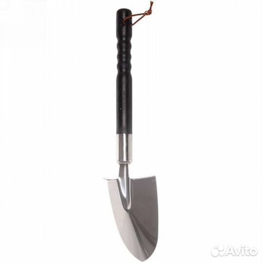 Лопата с черенком 48 см черная