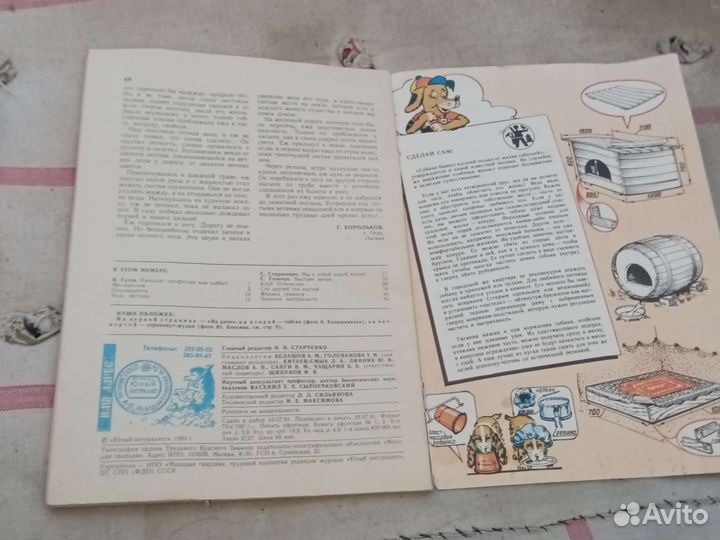 Журнал юный натуралист 9.1991г