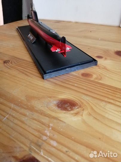 Модель подводной лодки К-19 в масштабе 1:350