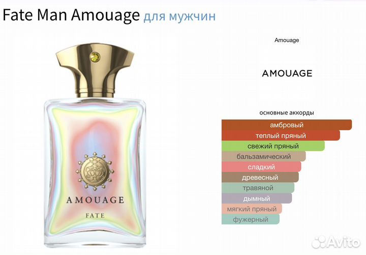 Amouage Fate Man