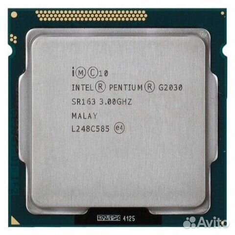 Процессор intel pentium G2030 LGA1155, 2x 3000мгц