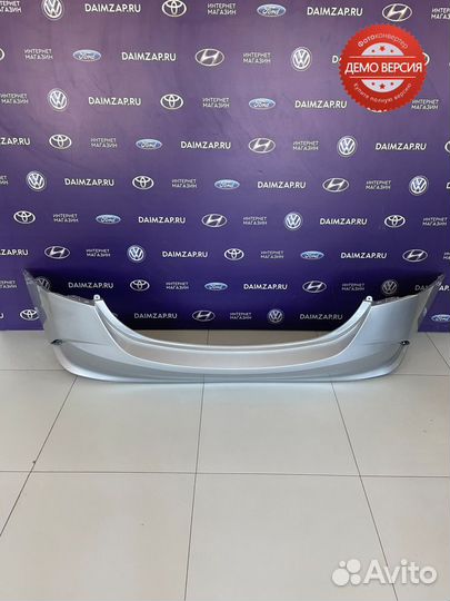 Бампер задний hyundai solaris 2020 серебристый