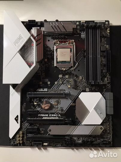 Комплект i9 9900k z390 asus prime
