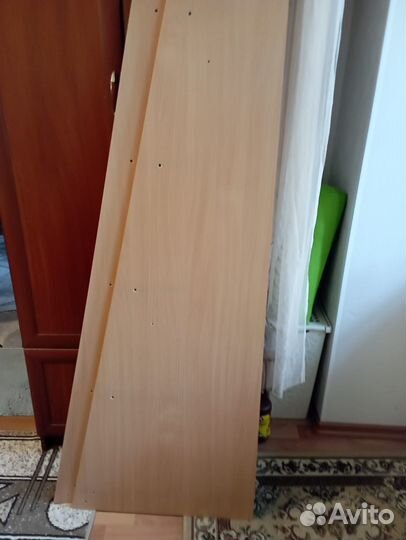 Полка стелаж угловая деревянная