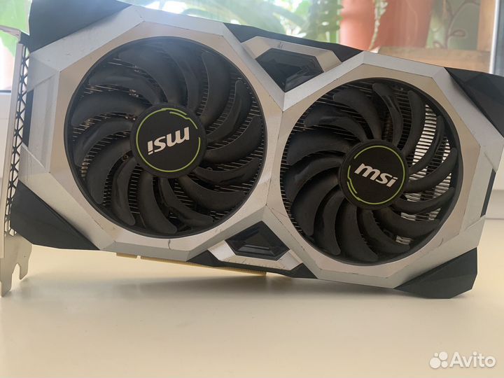 Видеокарта Rtx 2060 super 8gb MSI ventus 66 temp