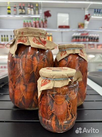 Раки Волжские 1,5л Стекло