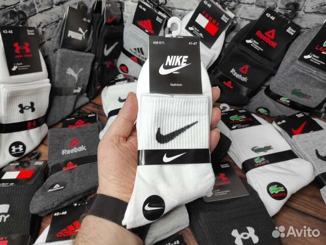 Носки Nike Adidas Puma Reebok качество