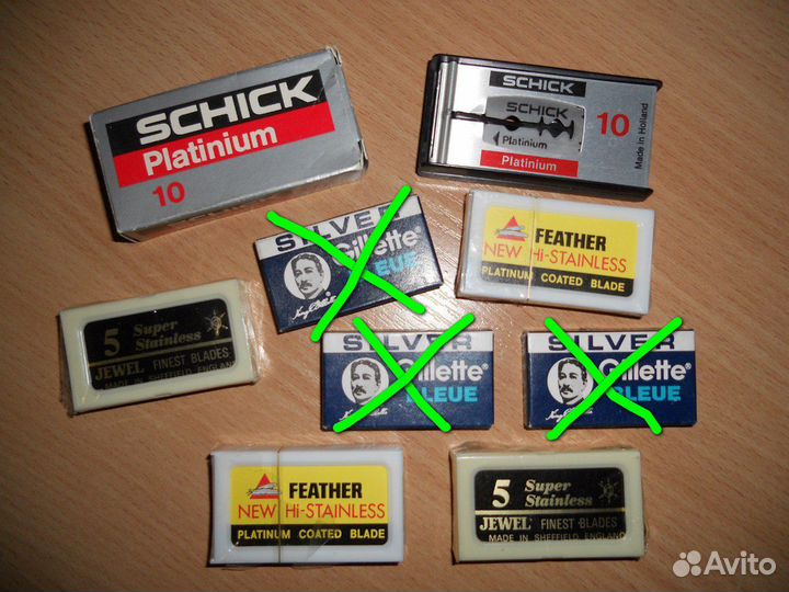 Лезвия к безопасной бритве