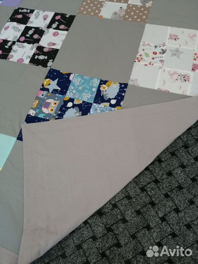 Лоскутное покрывало ручной работы