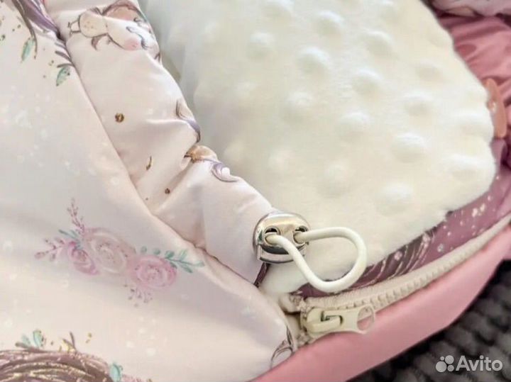 Конверт на выписку для девочки зима