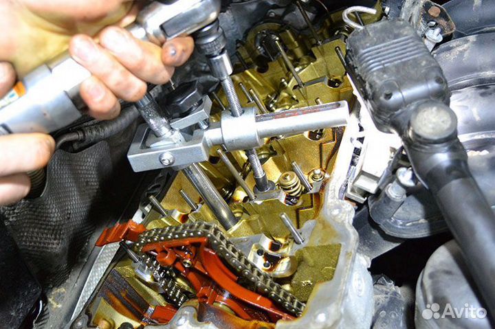 BMW Замена маслосъёмных колпачков N44