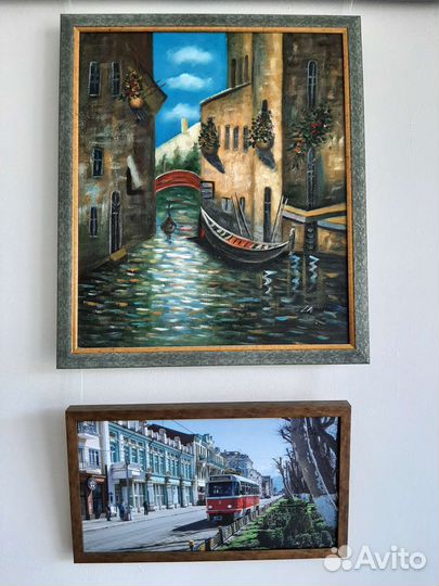 Картина маслом багетная мастерская