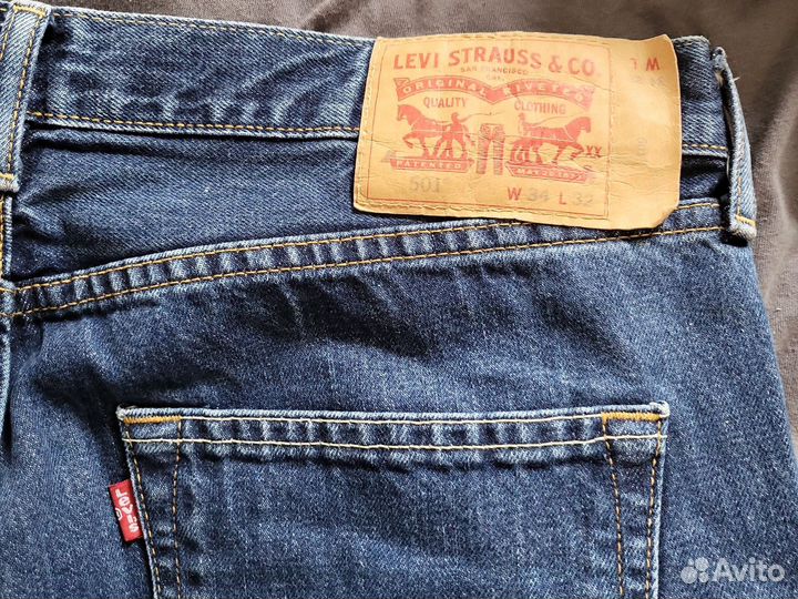 Мужские джинсы levis 501