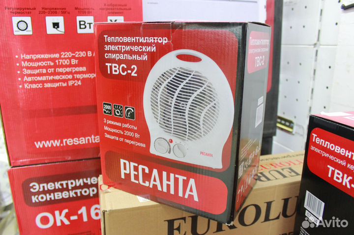 Обогреватель Тепловентилятор ресанта