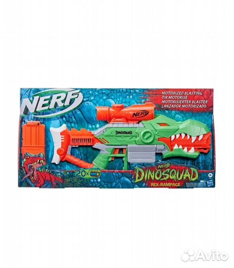 Бластер Нёрф Дино Рекс Рэмпейдж