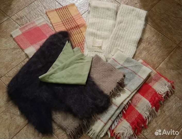 Шарф, платок шерстяной, платок пуховый