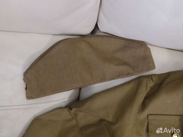 Гимнастёрка, пилотка ремень солдатские для ребенка