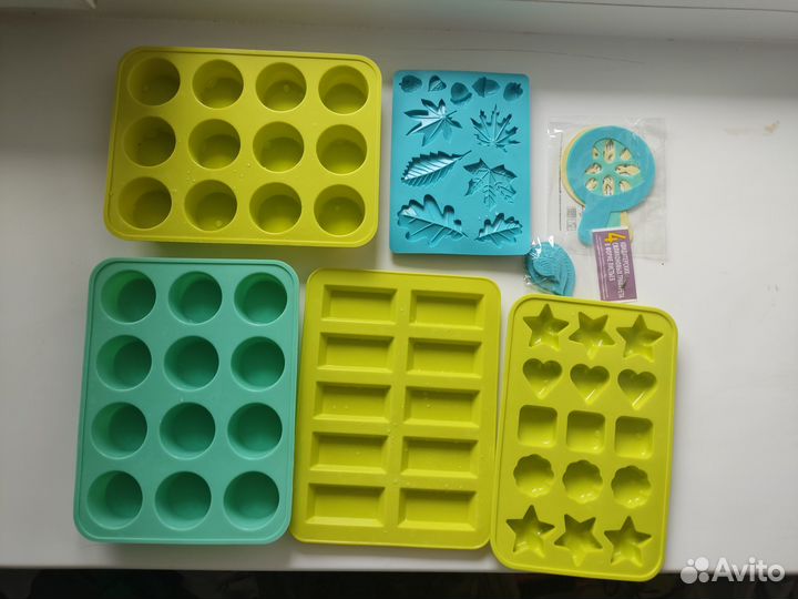 Силиконовые формы для выпечки, конфет, льда