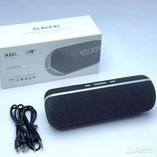 Портативная колонка с радио и блютуз Koleer S 816