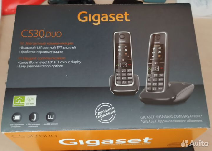 Радиотелефон dect Siemens Gigaset SL780/С59H/C530
