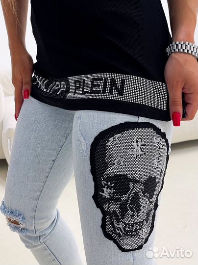 Футболка и джинсы Philipp Plein