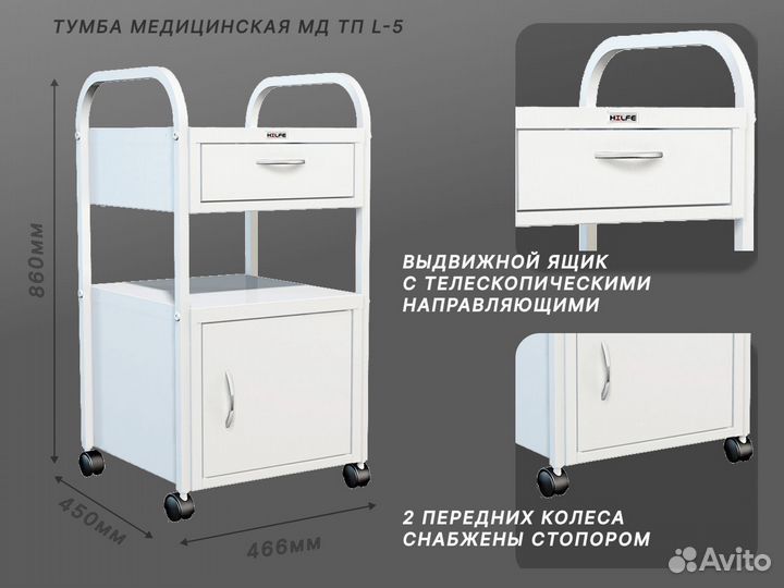 Тумбы медицинские в Саратове