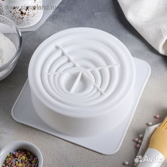 Форма для муссовых десертов и выпечки Доляна «Рябь