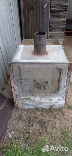 Печь нержавейка для бани бу