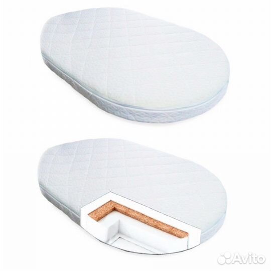 Матрас детский овальный 125*75