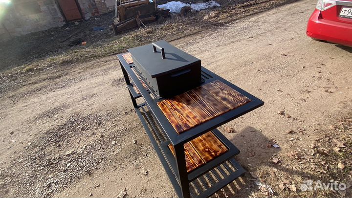 Мангал в стиле loft