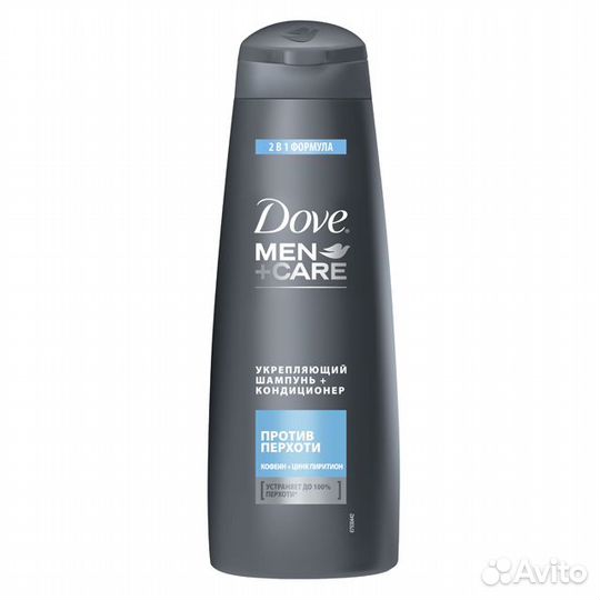 Шампунь dove Men Против перхоти 2в1 380мл мужской