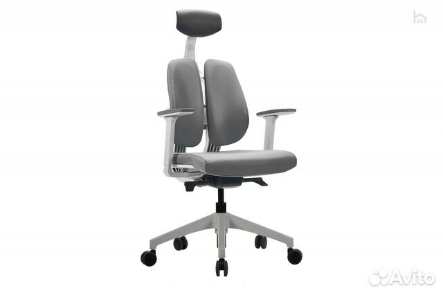 Кресло компьютерное ортопедическое D200-W-1DGY1 Тк