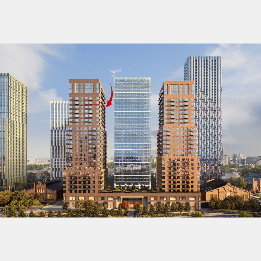 3-к. квартира, 75,2 м², 23/26 эт.