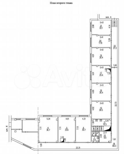 Офис, 1110.1 м²