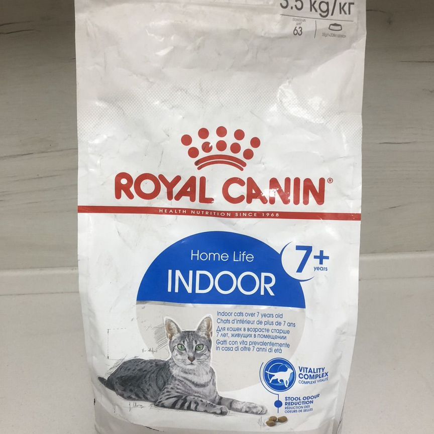 Royal canin indoor сухой корм для кошек