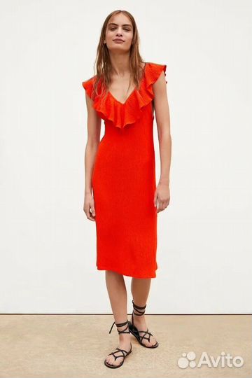 Платье яркое zara