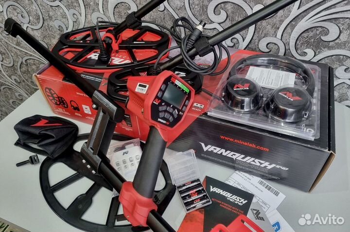 Металлоискатель Minelab Vanquish 540 Pro + допы