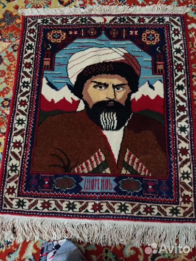 Ковер шерстяной ручной работы маленький