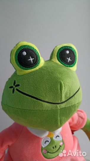 Игрушка лягушка в платье 35 см