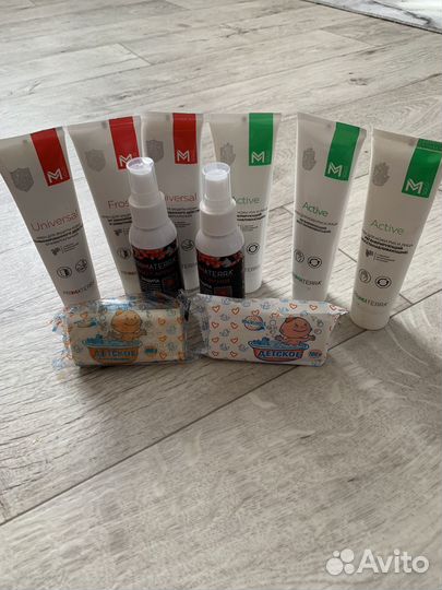 Крема, спрей и мыло