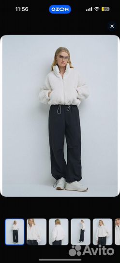 Шубка Ostin и кеды